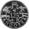 Купить Андорра 1.25 евро 2024 "Семиконечный Крест"