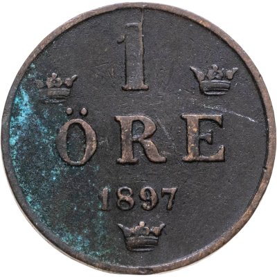купить Швеция 1 эре (ore) 1897
