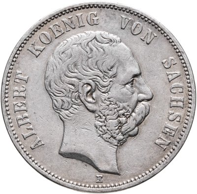 купить Германская империя, Саксония 5 марок (mark) 1902