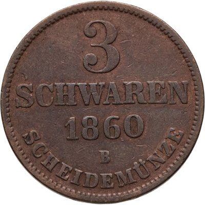 купить Ольденбург 3 шварена (schwaren) 1860