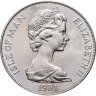 Купить Остров Мэн 1 крона (crown) 1981 Международный год инвалидов - Луи Брайль