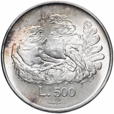 купить Сан-Марино 500 лир 1974 Голуби