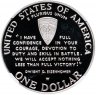 Купить США 1 доллар 1995 "Высадка в Нормандии" в слабе NGC