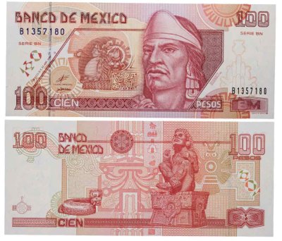 купить Мексика 100 песо 1999
