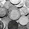 Купить Набор монет Российской империи 10-20 копеек 1867 - 1916 (111 грамм серебра - 59 монет)