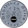 Купить Германия, Третий рейх 10 рейхспфеннигов (reichspfennig) 1941 "J" Гамбург