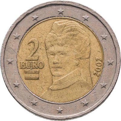 купить Австрия 2 евро (euro) 2002