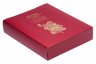 Купить Острова Кука 5 долларов 2008  "Пионы - цветы небесной красоты" в футляре на подставке, с сертификатом