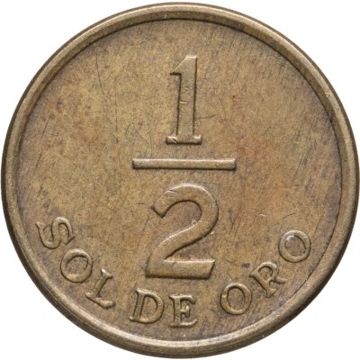 купить Перу 1/2 соля (sol) 1976