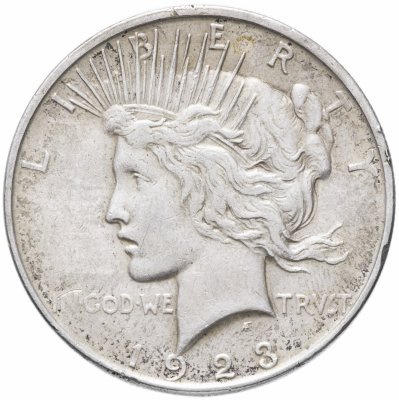 купить 1 доллар (dollar) 1923 D Peace Dollar (мирный доллар)