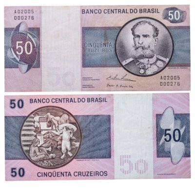 купить Бразилия 50 крузейро 1970 - 1980 год (Pick 194b)
