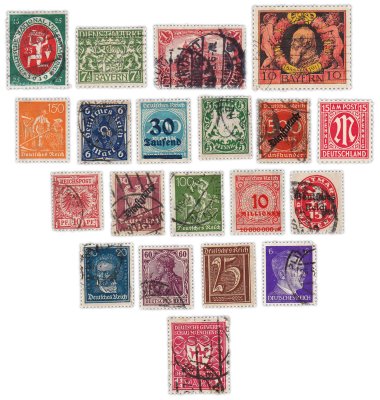 купить Германия набор из 20 марок "Третий Рейх и Веймарская республика"