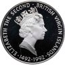 Купить Британские Виргинские острова 25 долларов (dollar) 1992 "500 лет Открытию Нового Света. Колумб ориентируется по звездам"