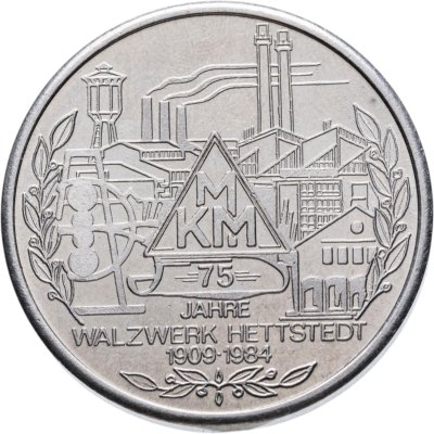 купить Германия ГДР жетон "75 лет вальцовочному заводу Хеттштедт"