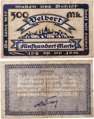 купить Германия 500 марок 1922
