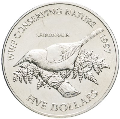 купить Новая Зеландия 5 долларов (dollars) 1997 "Тико"