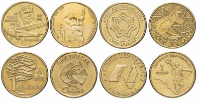 купить Австралия набор из 8 юбилейных монет 1988-2007