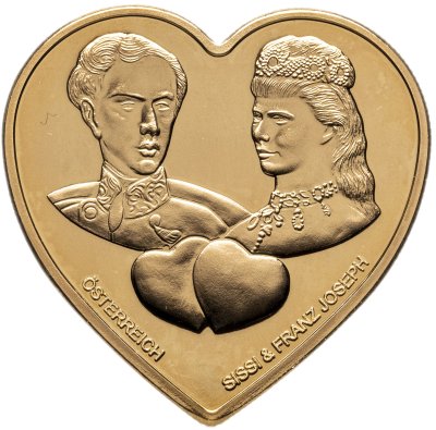 купить ДР Конго 5 франков 2005 «Франц Иосиф I и Сиси»