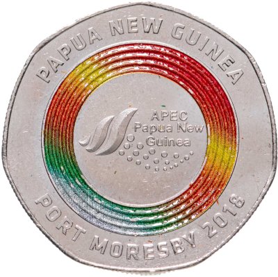 купить Папуа-Новая Гвинея 50 тойя 2018 "Председательство в Атэс" цветная