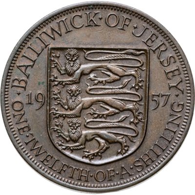купить Джерси 1/12 шиллинга (shilling) 1957