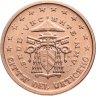 Купить Ватикан  2 евроцента (euro cent) 2005 "Вакантный престол" в слабе Монетник. ру MS62