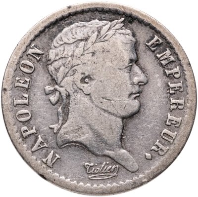 купить Франция 1\2 франка 1808, знак монетного двора: "A" - Париж Наполеон Бонапарт