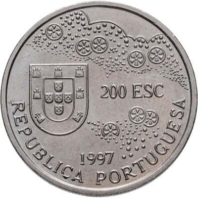 купить Португалия 200 эскудо (escudos) 1997 400 лет со дня смерти Луиса Фройса