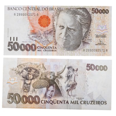 купить Бразилия 50000 крузейро 1991-1993 год (Pick 234)
