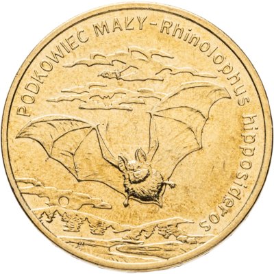 купить Польша 2 злотых 2010 "Малый подковонос (Podkowiec mały)"