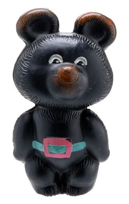 купить Статуэтка "Мишка олимпийский", пластик, СССР, 1980 г.