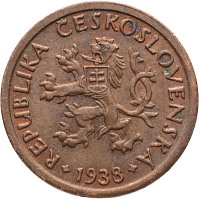 купить Чехословакия 10 геллеров (haleru) 1938