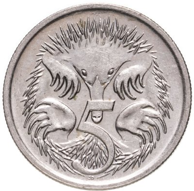 купить Австралия 5 центов 1989