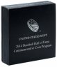 Купить США 1 доллар 2014 Proof "Национальный зал славы бейсбола", в футляре с сертификатом