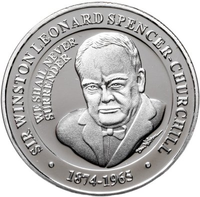 купить Медаль "Сэр Уинстон Черчилль"