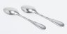Купить Набор из двух чайных ложек лаконичной формы, серебро 800 пр., Германия, 1910-1940 гг.
