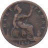 Купить Великобритания 1/2 пенни (penny) 1881 H