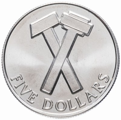 купить Новая Зеландия 5 долларов 1998 Гордость Новой Зеландии Молот