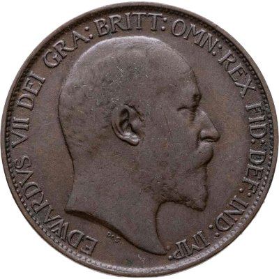 купить Великобритания 1/2 пенни (penny) 1907