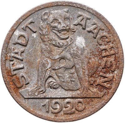 купить Германия "Аахен" 10 пфеннигов 1920 нотгельд