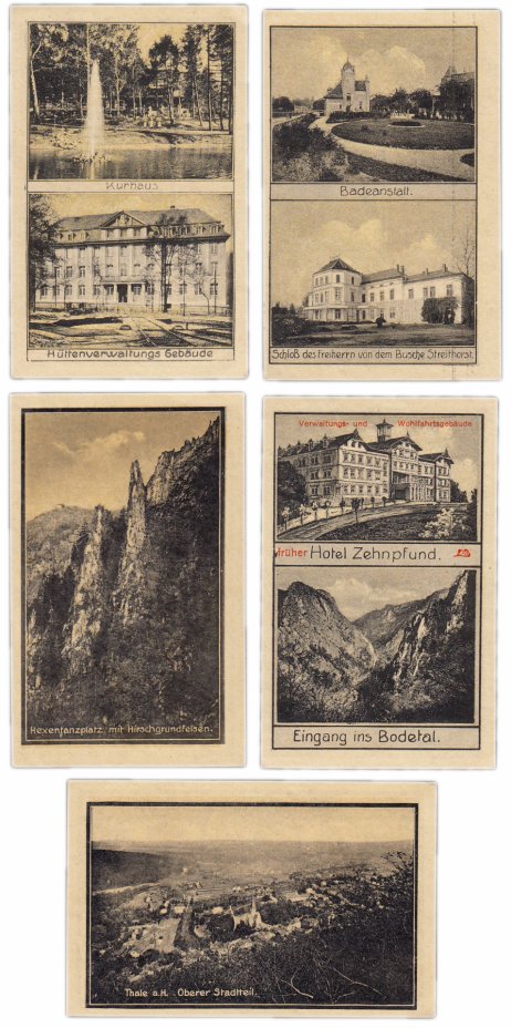 купить Германия (Саксония: Тале) набор из 5 нотгельдов 1921