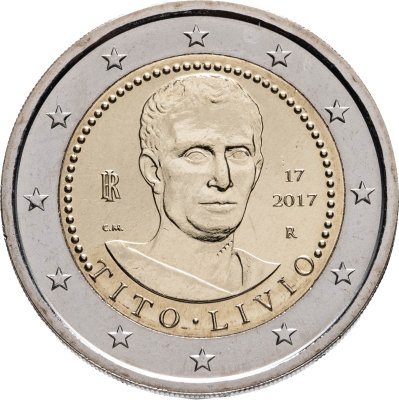 купить Италия 2 евро 2017 2000 лет со дня смерти Тита Ливия