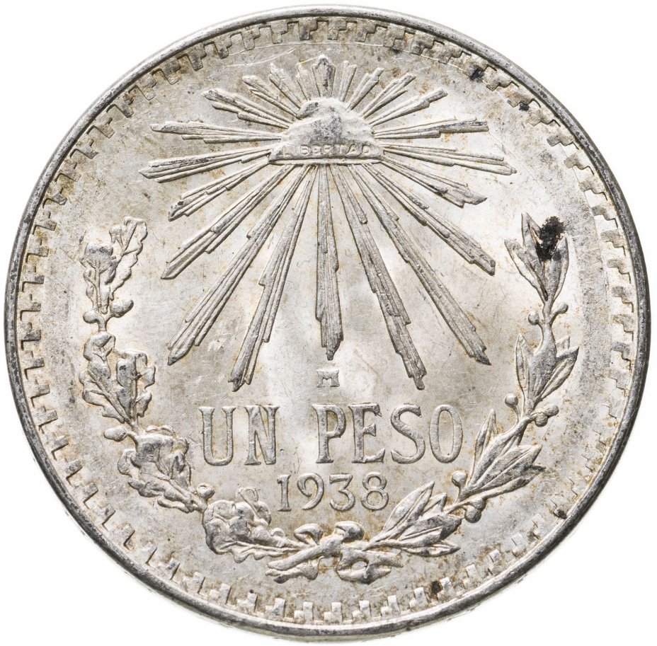 купить Мексика 1 песо (peso) 1938