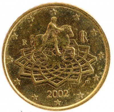 Купить Италия 50 евро центов 2002