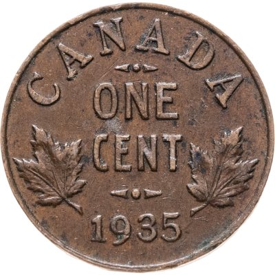 купить Канада 1 цент (cent) 1935
