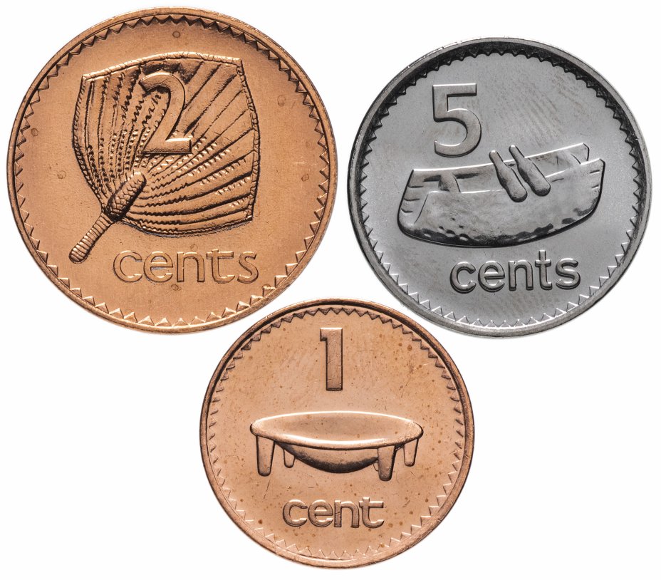 купить Фиджи набор монет 2001-2010 (3 штуки)