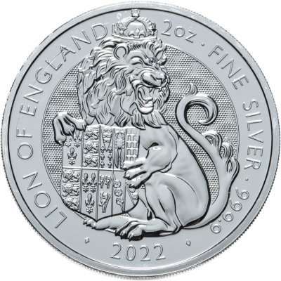 купить Великобритания 5 фунтов (pounds) 2022 Звери Тюдоров - Лев Англии