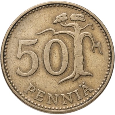 купить Финляндия 50 пенни (pennia) 1963 S
