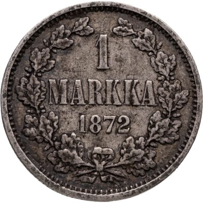 купить 1 марка 1872 S Российская Финляндия