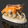 Купить Статуэтка "Охотничьи собаки", фарфор, аэрография, Royal Dux, Чехословакия, 1930-1945 гг.