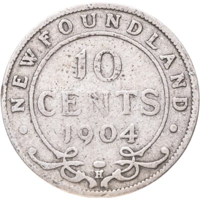 купить Ньюфаундленд 10 центов (cents) 1904
